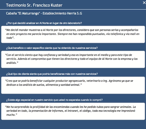 Testimonio Sr. Franciscco Kuster